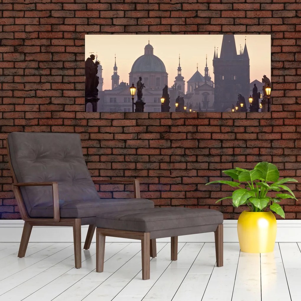 Tablou - Podul Charles (120x50 cm)