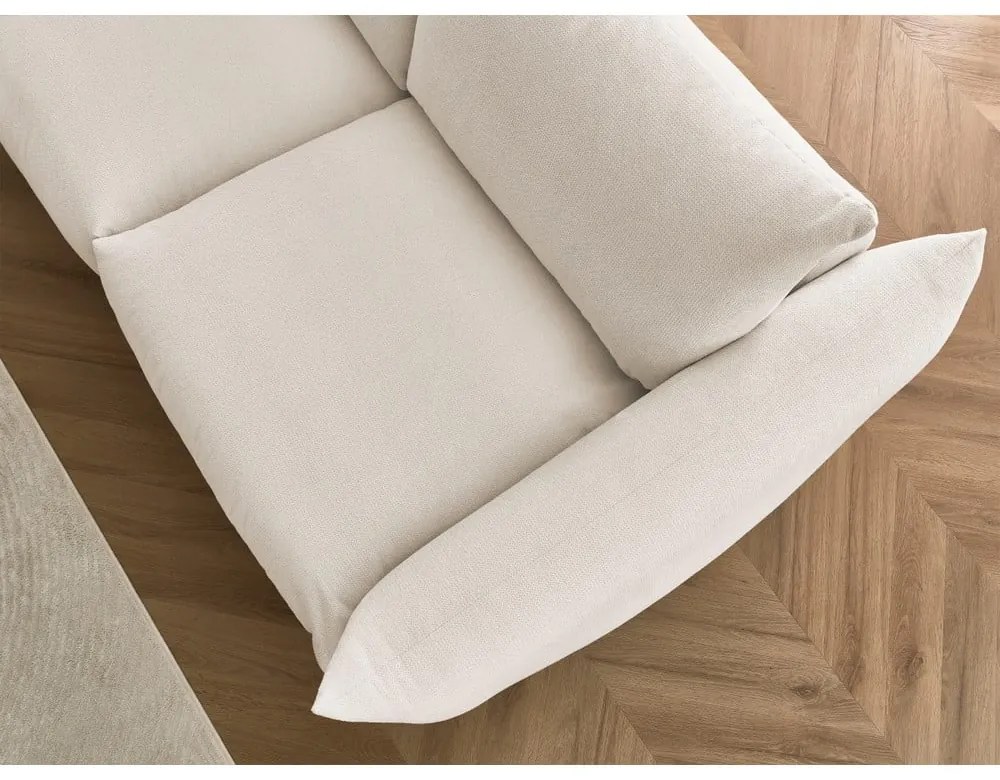 Canapea crem extensibilă 234 cm Ernest – Bobochic Paris