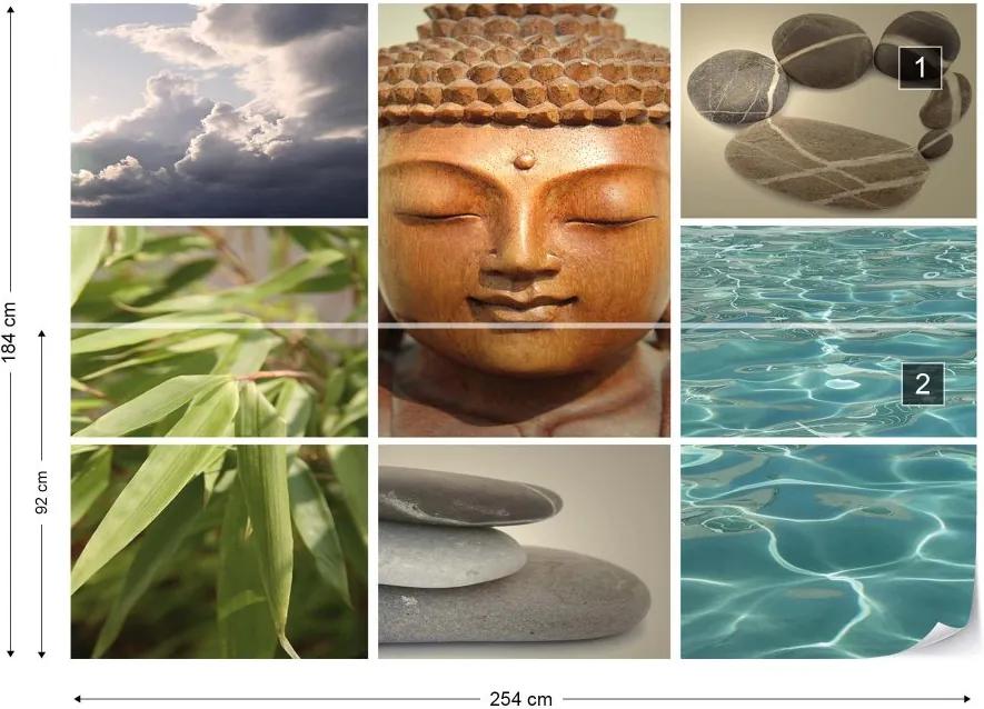 Fototapet GLIX - Zen Calming Scene + adeziv GRATUIT Tapet nețesute - 254x184 cm