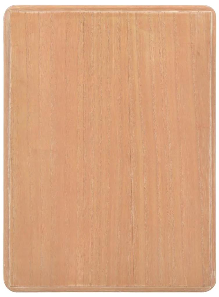 Noptiera, gri si maro, 40x30x50 cm, lemn masiv de pin 1, Gri si maro