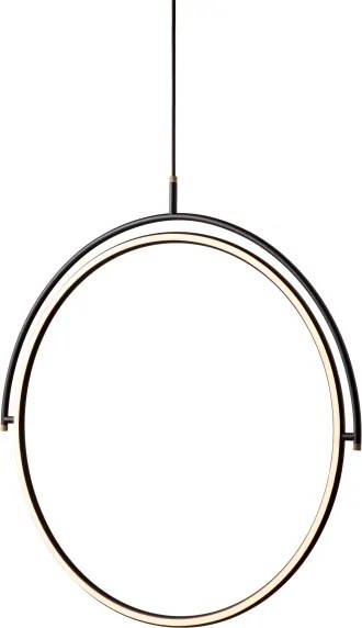 Halo Design 749539 - Pendul LED TILT, dimabil, 40W/230V, Ø 40 cm, negru