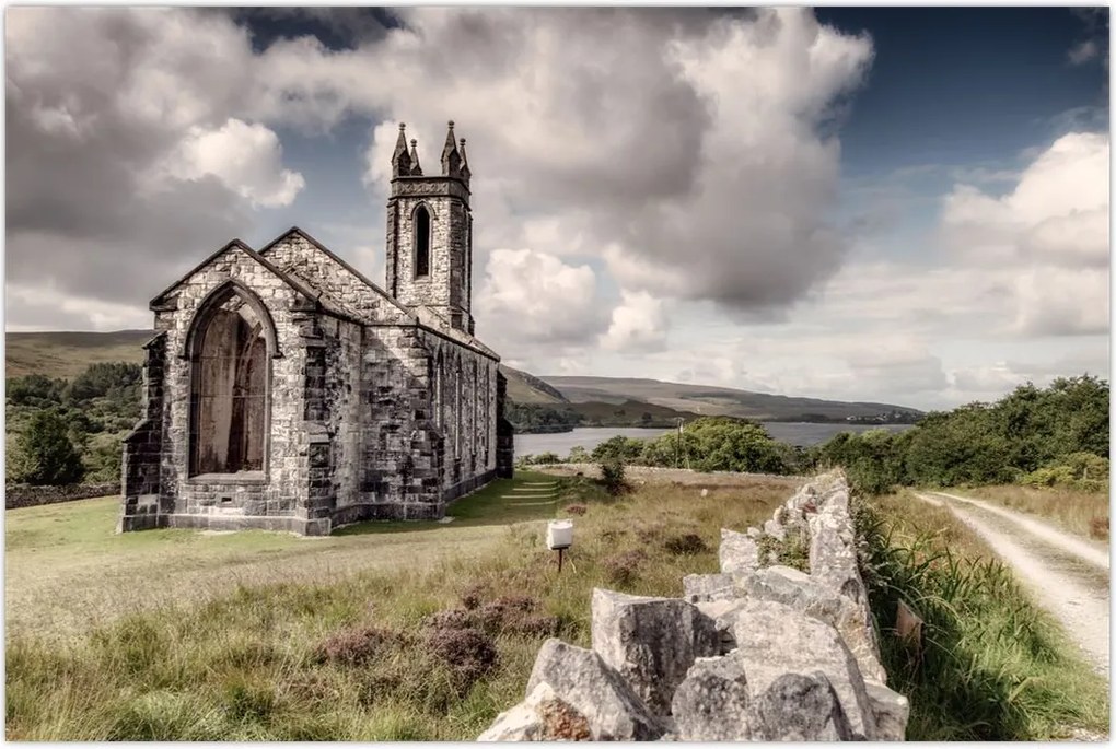 Tablou - Biserica irlandeză (90x60 cm)