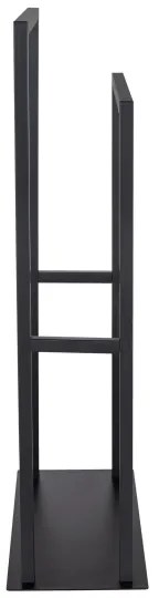 WENKO 26056100 - Suport pentru prosoape RIVALTA 46 x 80 cm inox/negru