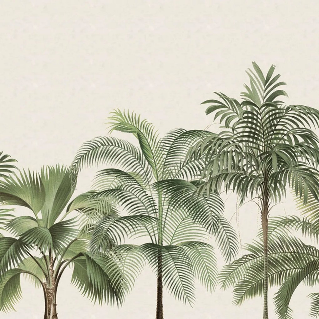 Fototapet, Retro Jungle, Green, Rebel Walls