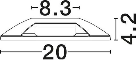 Spot LED exterior IP65 GRADO 2 D-20cm