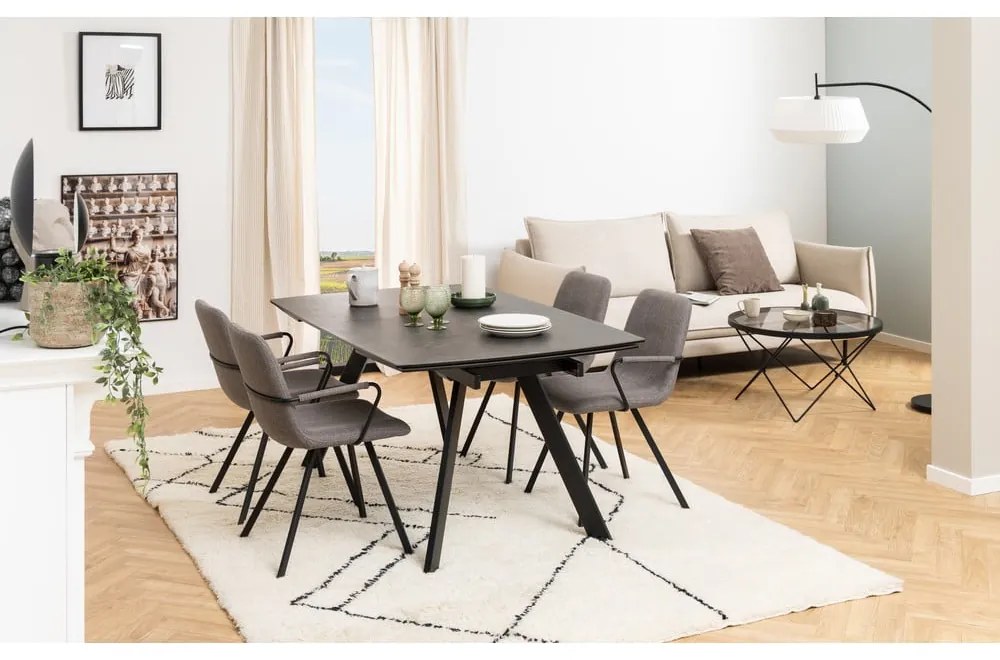 Masă de dining extensibilă din ceramică 97x240 cm Blackburn – Actona