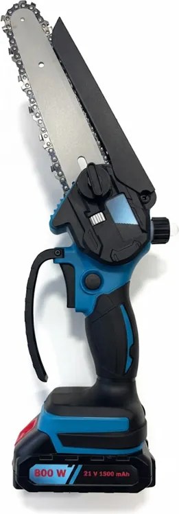 Ferăstrău cu lanț fără fir 21 V cu 2 baterii și încărcător