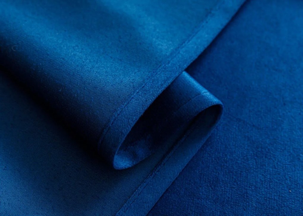 Draperie din catifea Culoare albastru regal, VELVET 140x250 cm Agatat: Rejansa