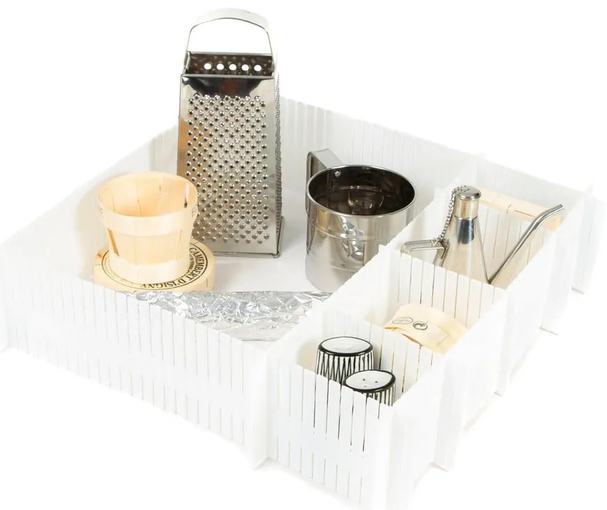 Separatoare pentru sertar 6 buc. din plastic – Compactor