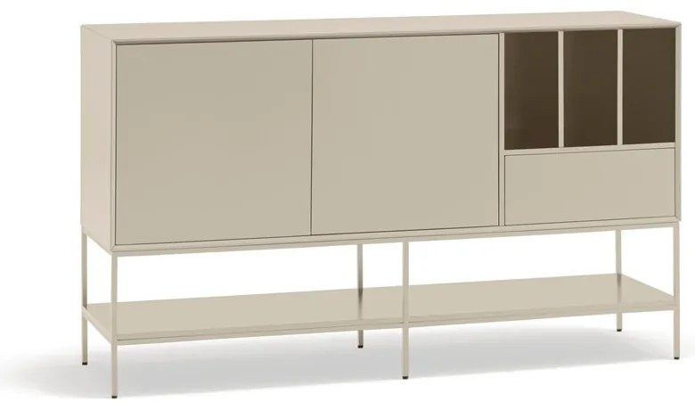 Comodă crem 166x98x45 cm Platt – Teulat