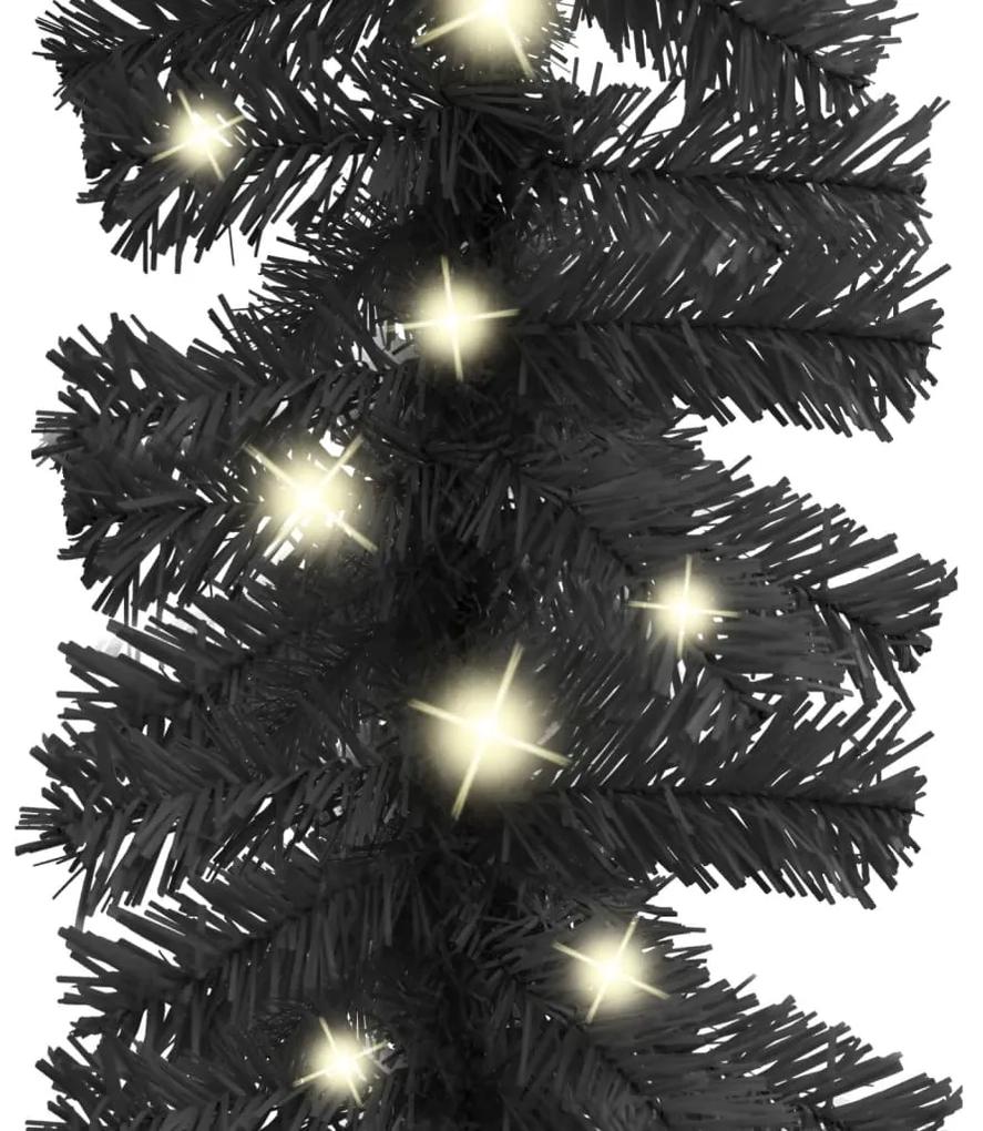 Ghirlanda de Craciun cu lumini LED, negru, 5 m 1, Negru, 5 m