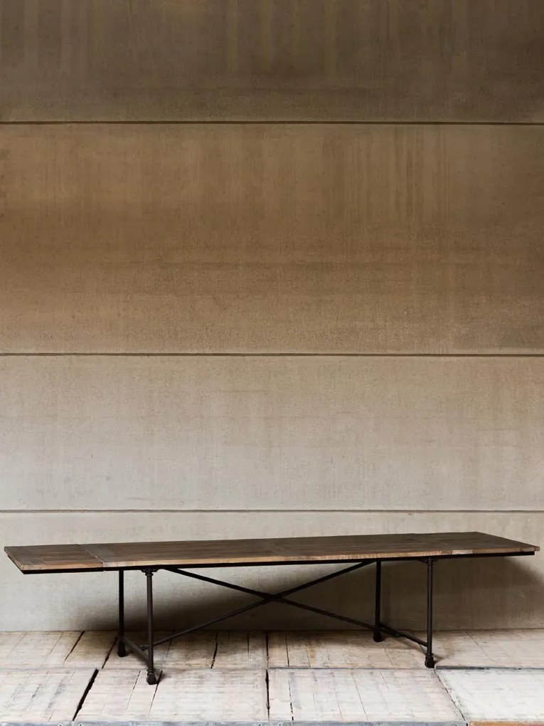 Masa dining, extensibila, din lemn masiv, Tapestry X-Large