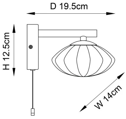 Aplică pentru baie Endon 97182 MOBIAS 1xG9/3W/230V IP44 alamă