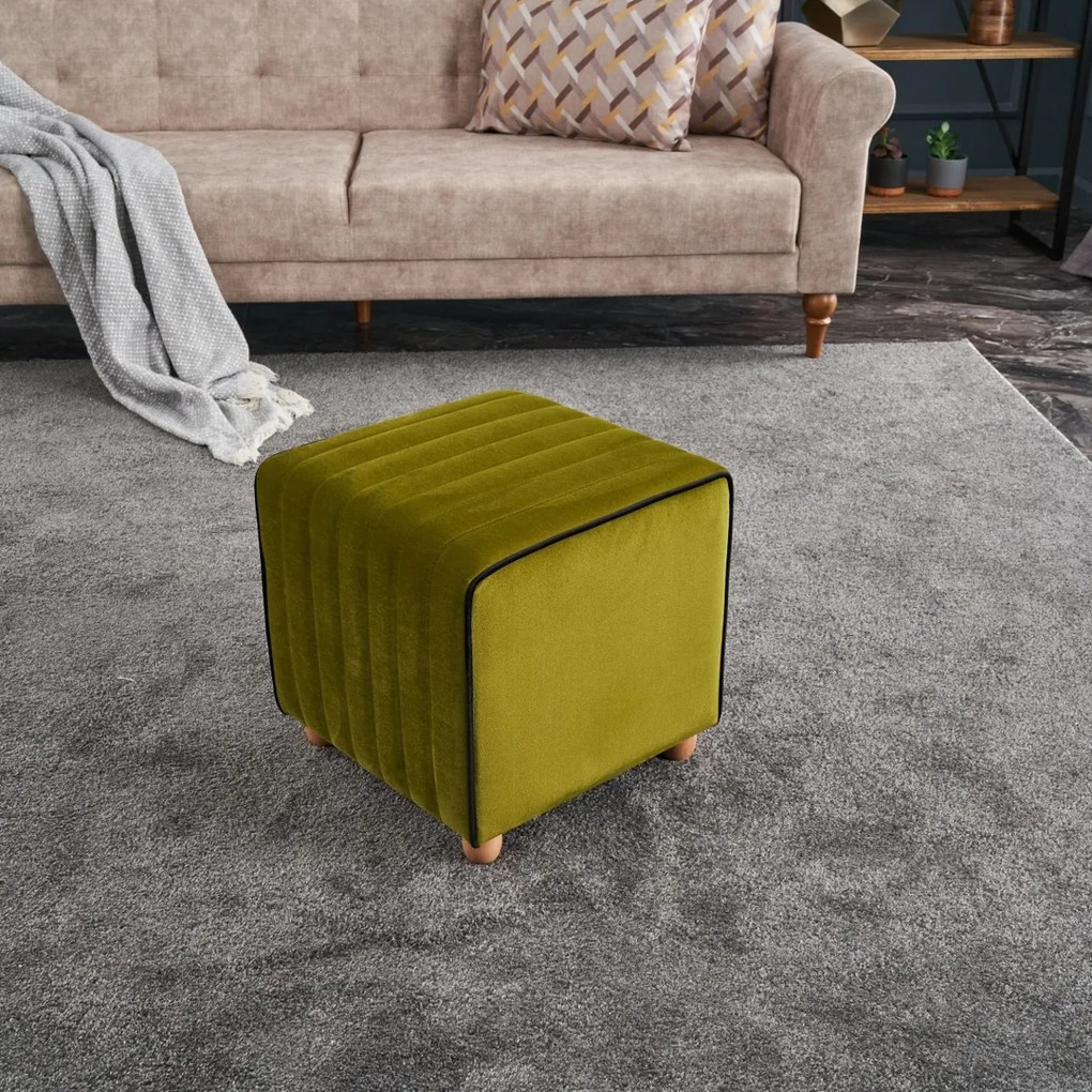 Taburet Mona Pouf Verde