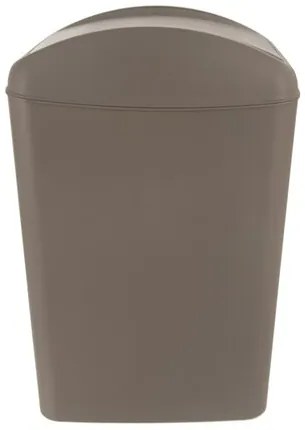 Coș gunoi Orion Waste capac rabatabil 10 l, maro, 10 l