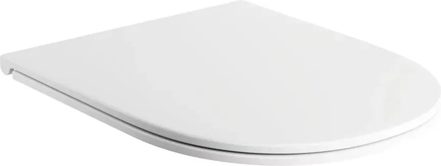 Capac WC softclose Omnires Ottawa slim finisaj alb mat