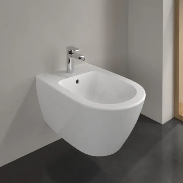 Villeroy & Boch 540000R1 - Bideu suspendat SUBWAY 2.0 37x56,5 cm ceramică/alb