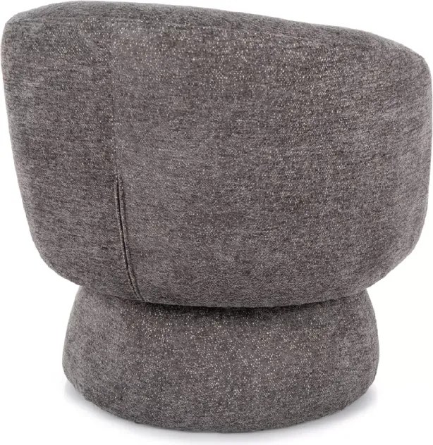 Fotoliu design rotativ COSMIC RAVEN, gri