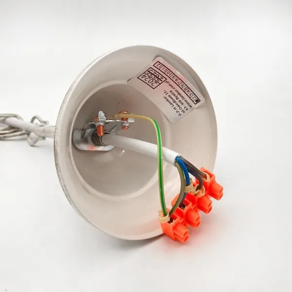 Lustră pe lanț RETRO 2xE27/60W/230V auriu/matină