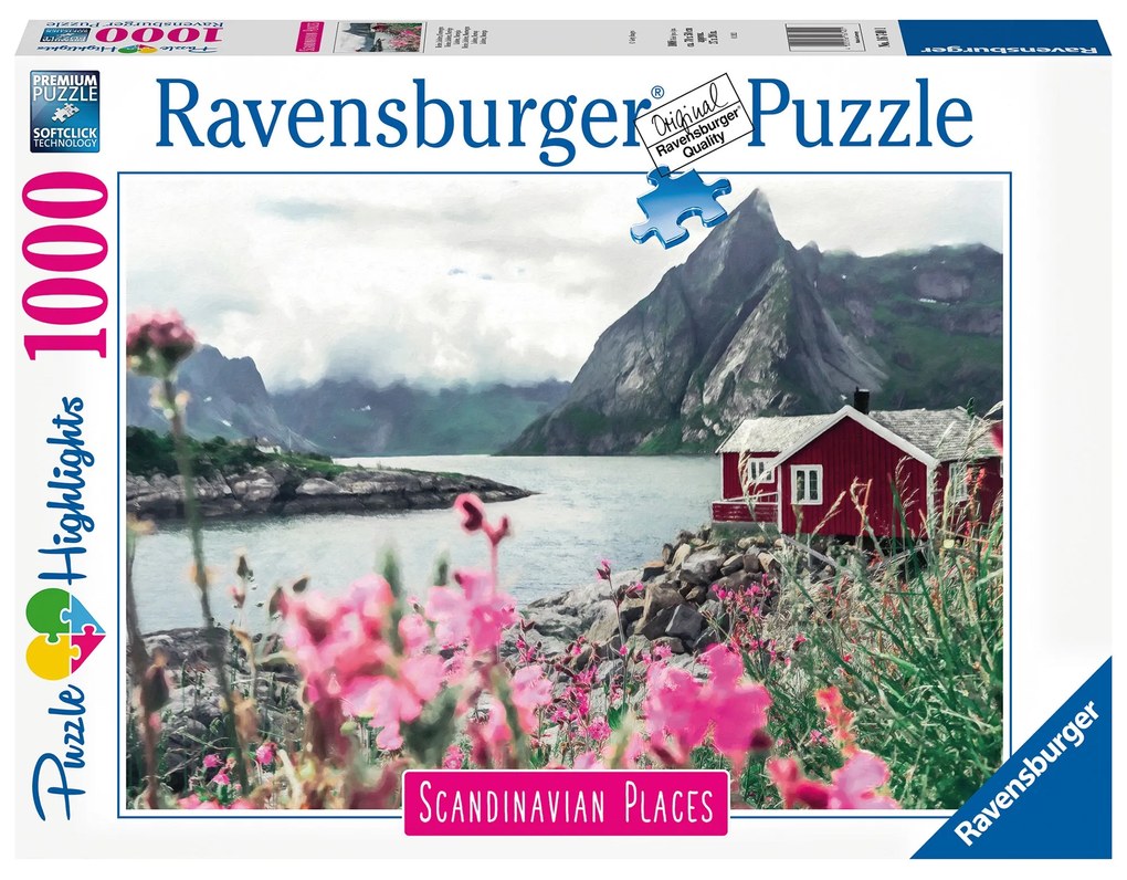 PUZZLE LOFOTEN NORVEGIA, 1000 PIESE - RAVENSBURGER (RVSPA16740)