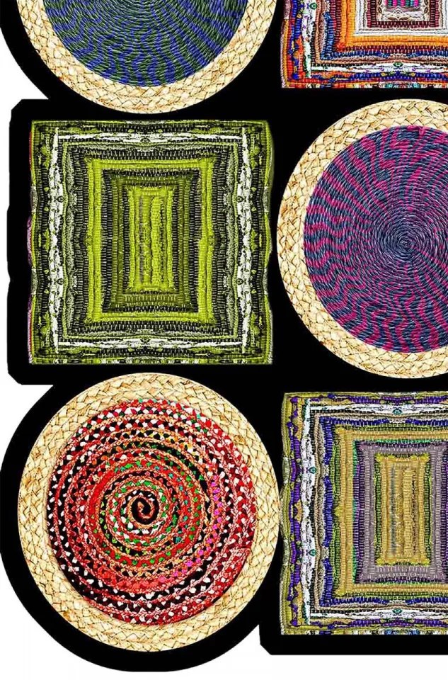 Covor Bucatarie HMNT959, Poliester, 60x100 cm, Multicolor