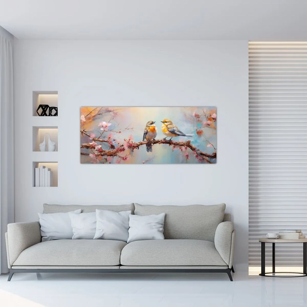 Tablou - Porumbeii (120x50 cm)
