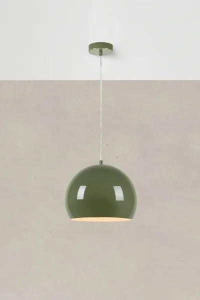 Markslöjd 108988 - Lampă suspendată pe cablu POP 1xE27/40W/230V, diam. 28 cm, verde
