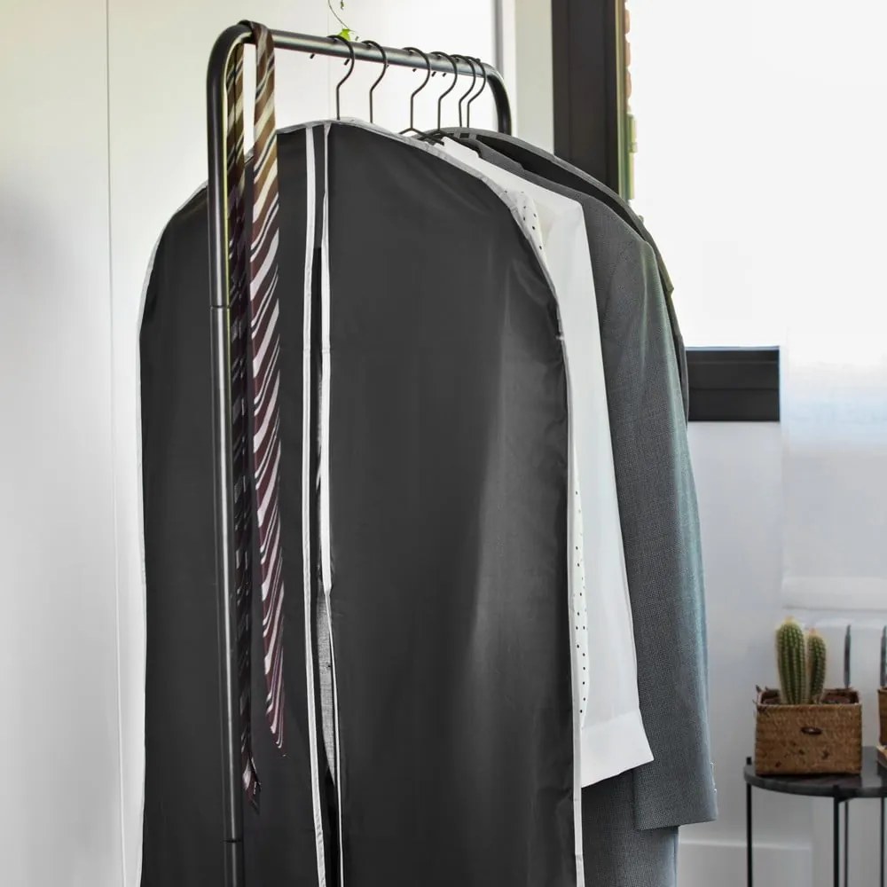 Husă de protecție pentru haine de agățat Compactor Suit Bag, negru