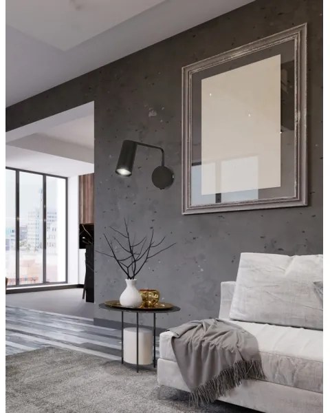 Lampă de perete TINA 1xGU10/15W/230V neagră