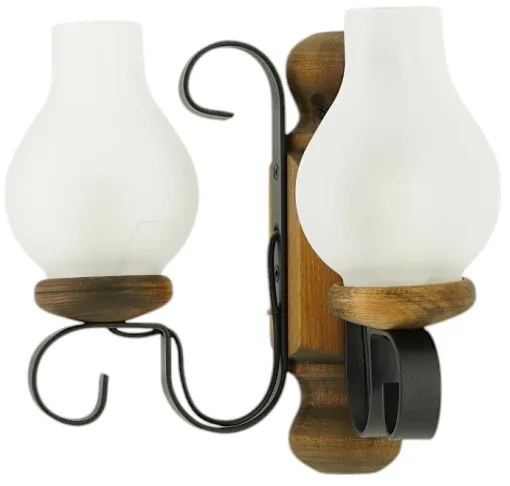 Aplică Brilagi RUSTIC 2xE14/40W/230V fag/nuc