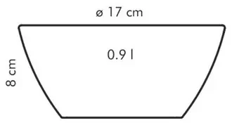Bol Tescoma CREMA, 17 cm, 17 cm