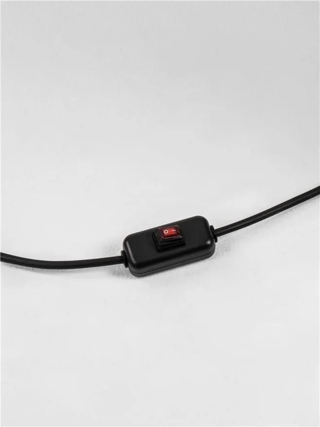 Lampa de podea din ratan sintetic pentru exterior Plom negru