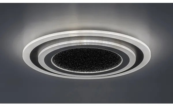 Rabalux 71316 - Plafonieră LED TANELI, dimabilă, 56W/230V, 3000/4000/6000K, neagră + telecomandă