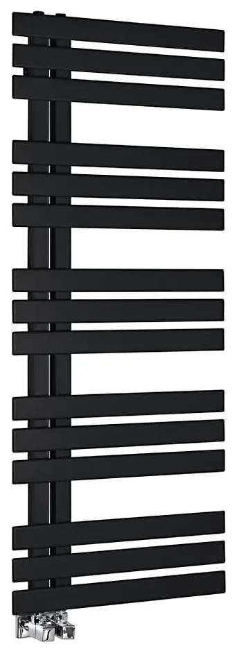 Sapho - Radiator de baie SILVANA, 561 W / 230 V, 50 x 123 cm, negru mat