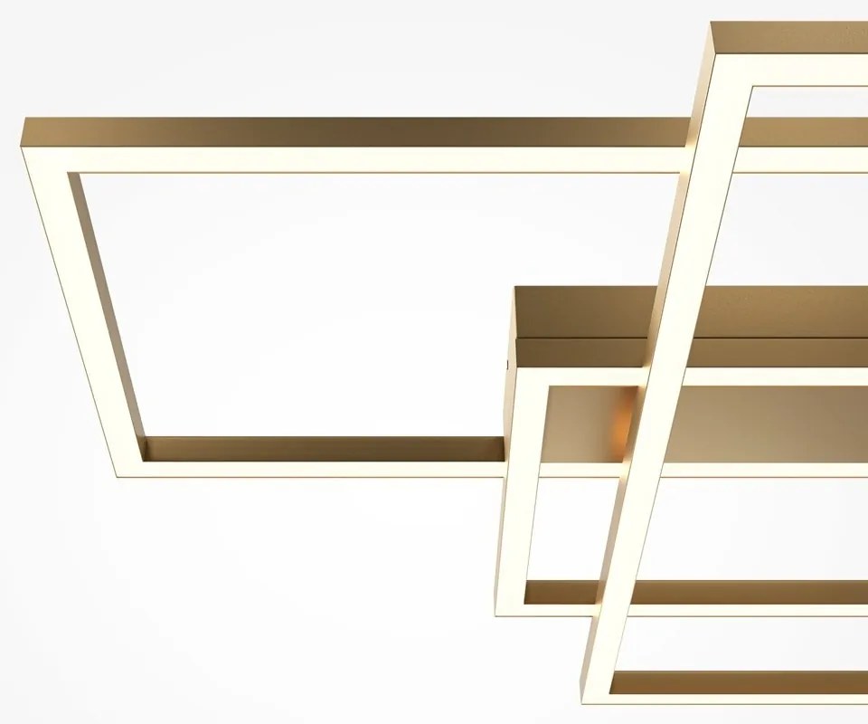 Lustra LED aplicata design minimalist Rida aurie