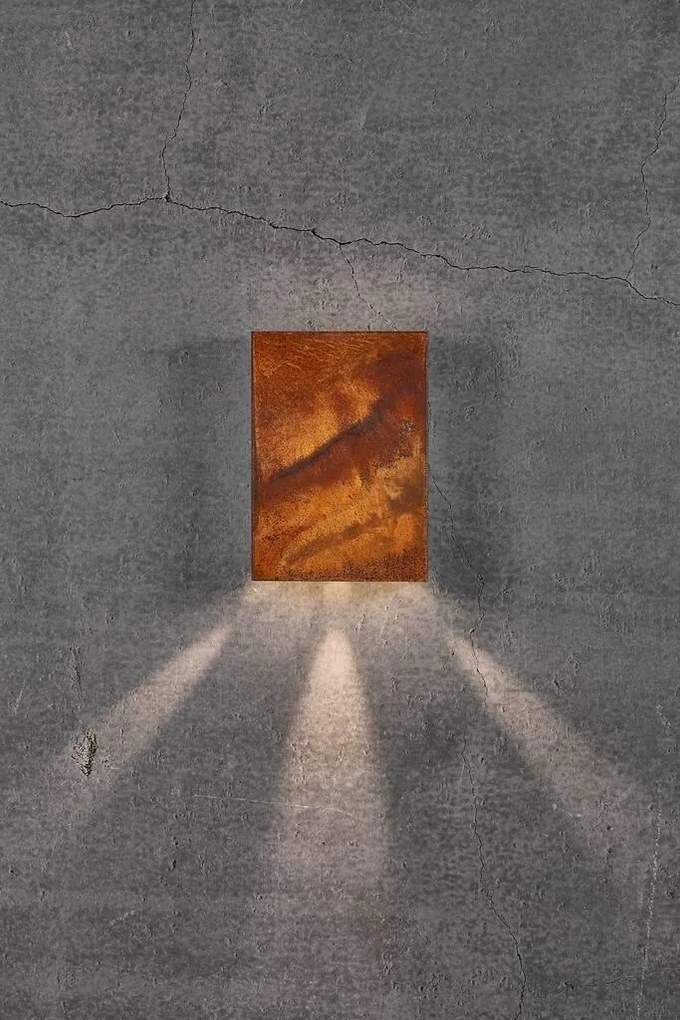 Aplica LED exterior cu iluminat up/down IP54 Fold 15 corten 2019051038 NL