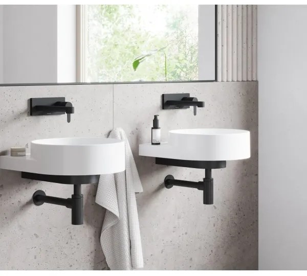 Ravak X070184 - Baterie încastrată pentru lavoar PURI, neagră