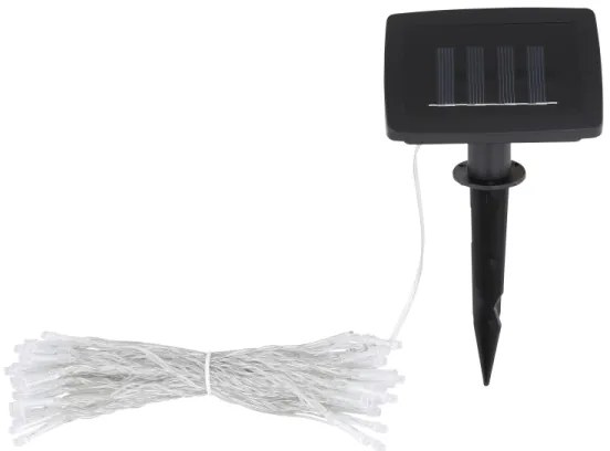 Lanț LED solar 20 m 120xLED/2,4V IP44 Globo 33700-120