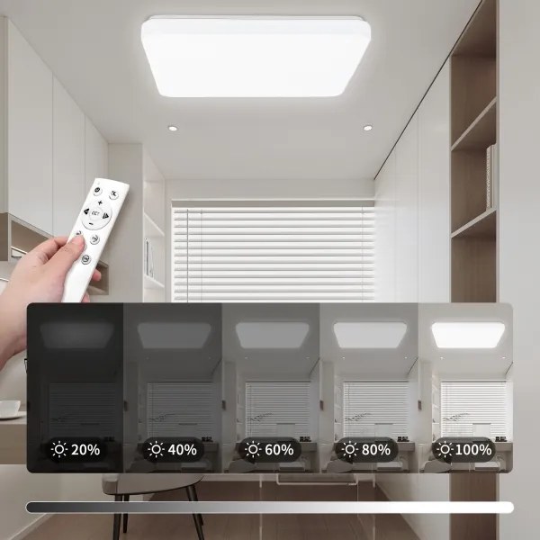 Brilagi - Plafonieră LED dimabilă MILKY WAY LED/24W/230V 3000-6500K + telecomandă