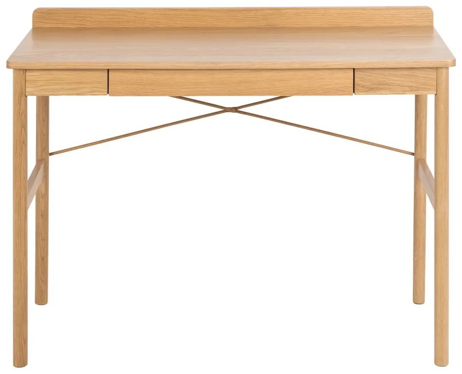 Birou cu aspect de lemn de stejar 50x110 cm Paul – Actona