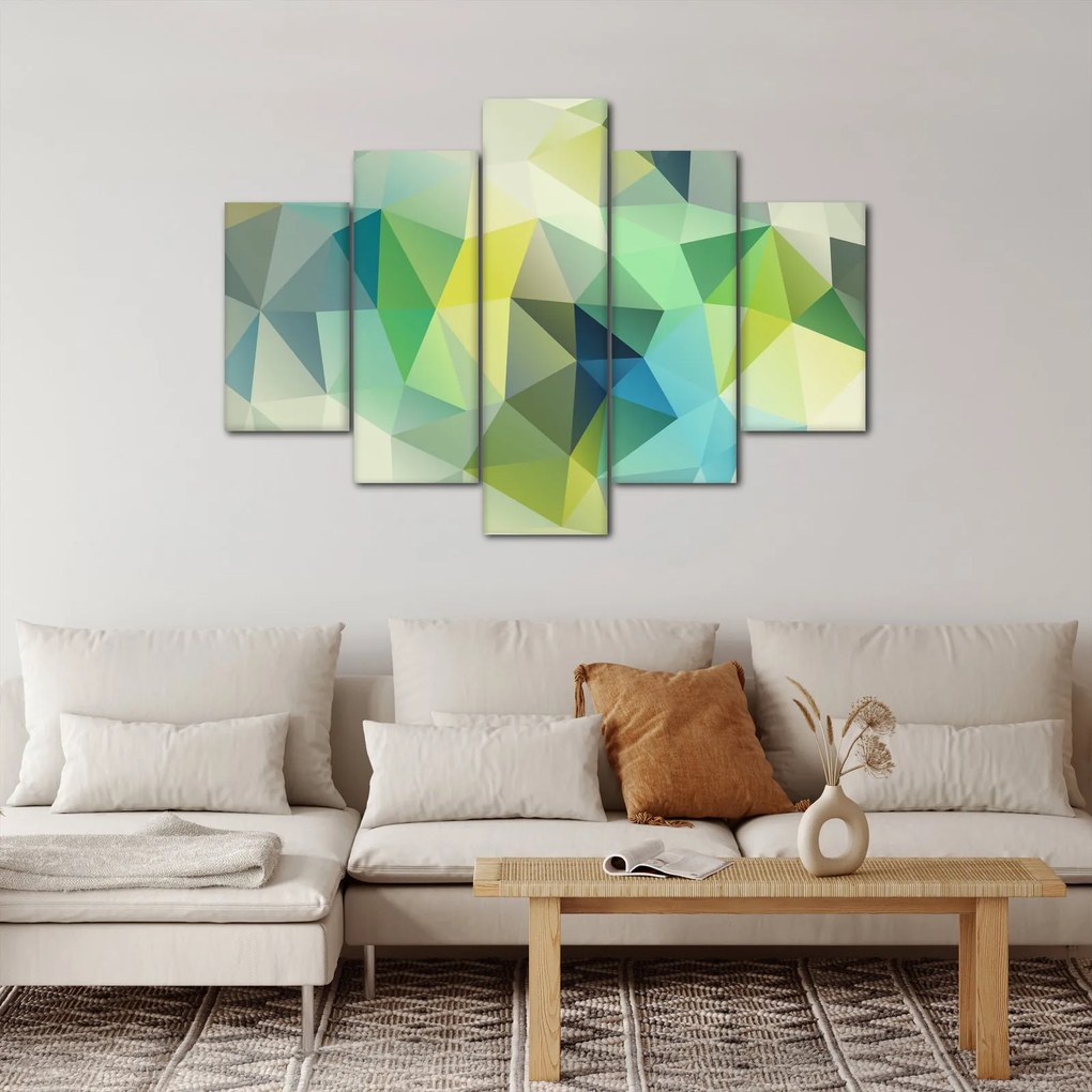 Tablou abstracțiunii geometrice (150x105 cm)
