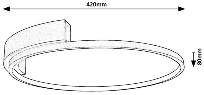 Plafoniera LED design modern Holize