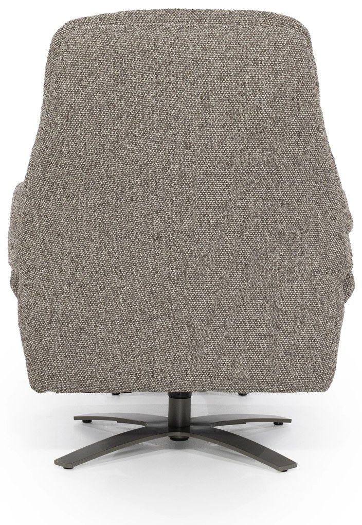 Fotoliu Caleb din tesatura si fier taupe