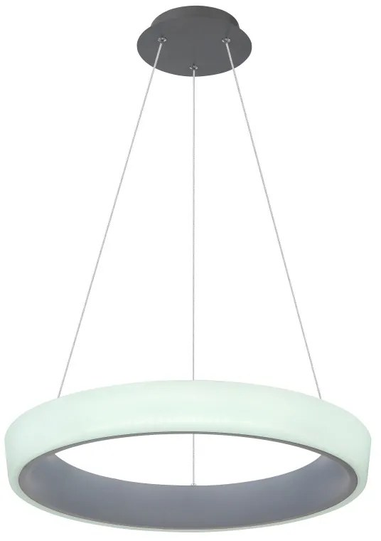 Lustra suspendata LED dimabila cu telecomanda design modern TABANO antracit 48272H-36 GL