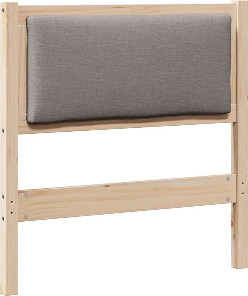 vidaXL Tăblie cap Altele Maro 80 cm Lemn masiv de pin