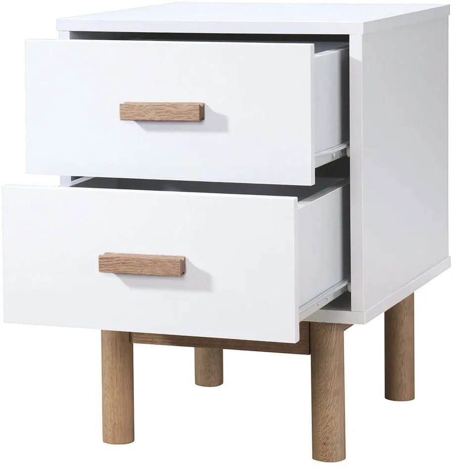 Noptieră albă Melanie – Støraa