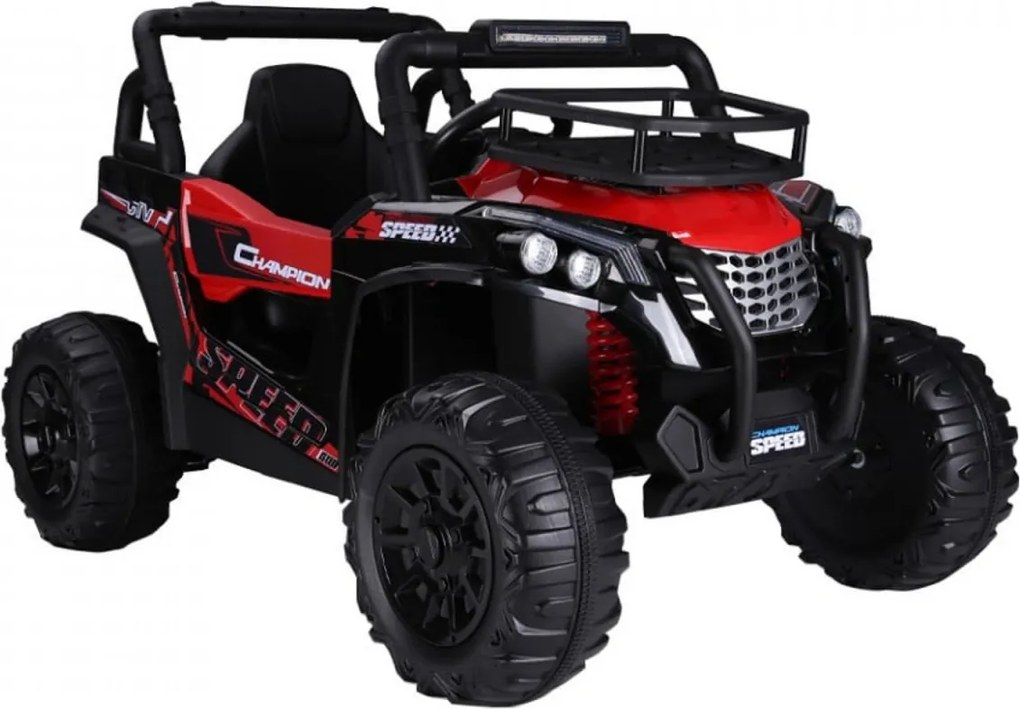 Masinuta Electrica cu acumulator pentru copii NOVOKIDS™ Speed Champion Buggy , Cu faruri luminoase, Usi cu deschidere, Telecomanda, 3-8 ani , max 30