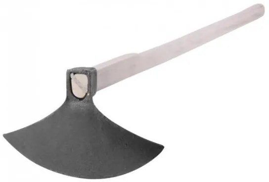 Sapa forjata, semirotunda, cu coada lemn, 750 g
