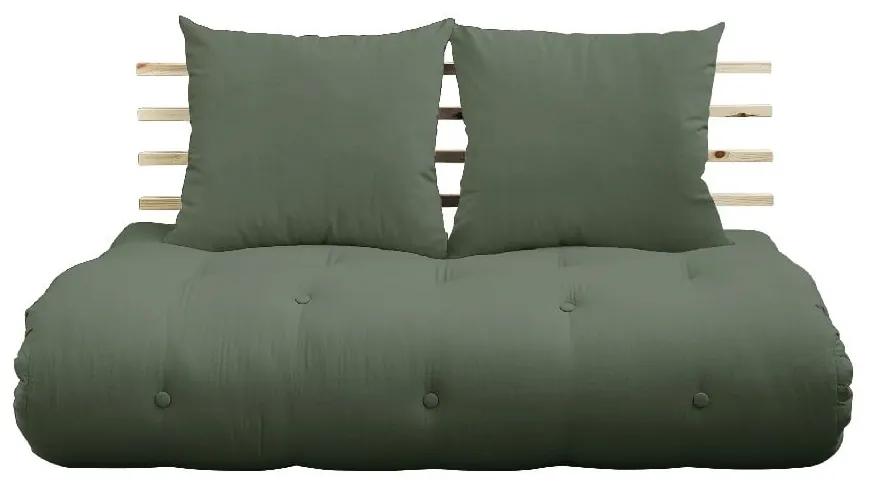 Canapea variabilă Karup Shin Sano Natural, verde