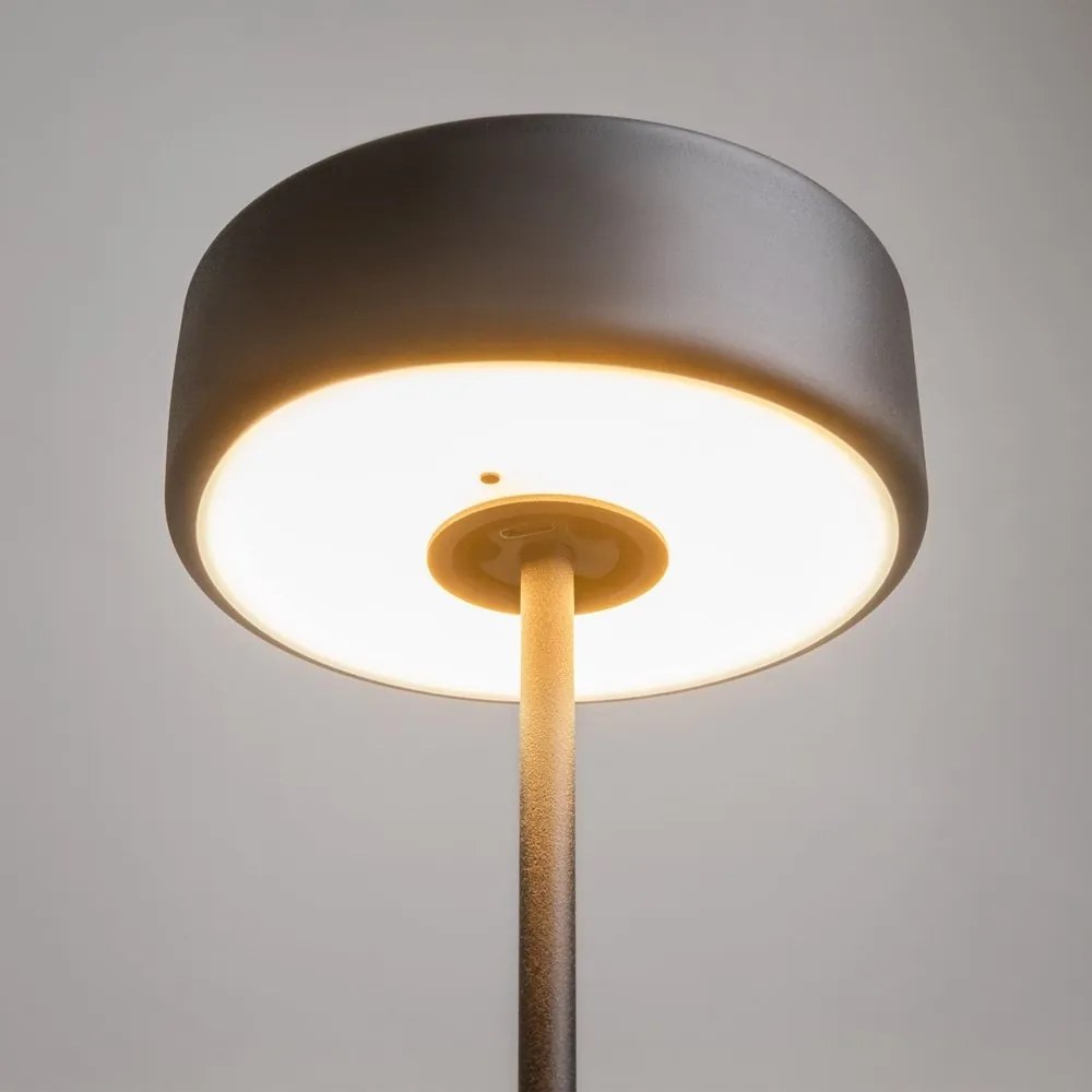 Lampa portabila cu baterii AI design negru